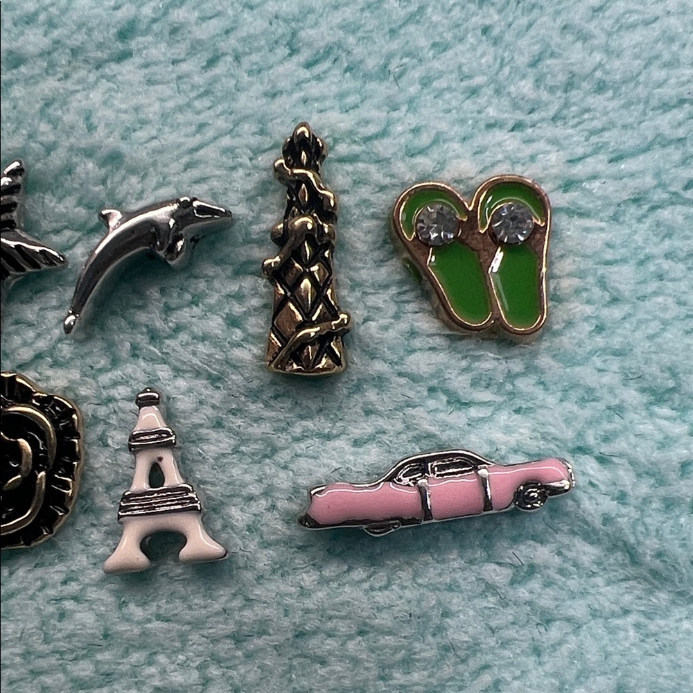 Floating Locket Charms - Travel theme - Picture 5 of 5